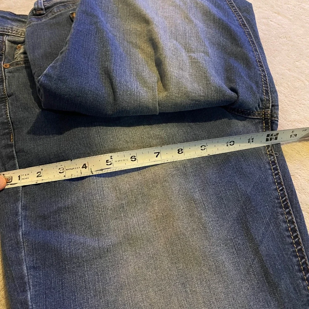 WallFlower Jeans Womens 17 Short Blue Luscious Curvy Fit Bootcut Flare Stretch